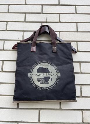Эксклюзивная сумка-торба ручной работы этно, бохо стиль, кожаные детали, carmina campus8 фото