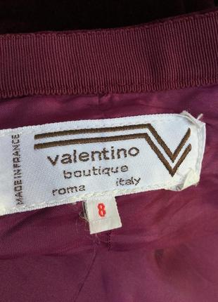 Винтаж,бархат,велюр юбка на запах,люкс бренд,оригинал valentino5 фото