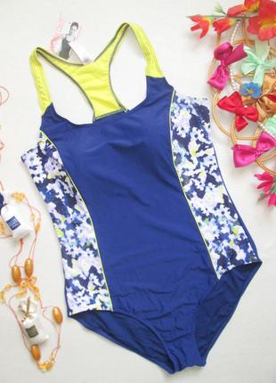 Шикарный слитный купальник батал спортивного типа ocean club 05-23 🌺💖🌺