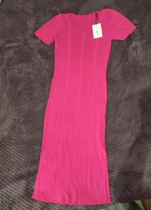 Сукня в рубчик