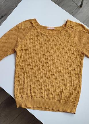 Кофточка тонкая, четвертной рукав, свитер размер s,m