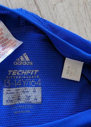 Подростковая тренировочная футболка кофта адидас adidas alphaskin longsleeve 13-14 лет 164 см4 фото