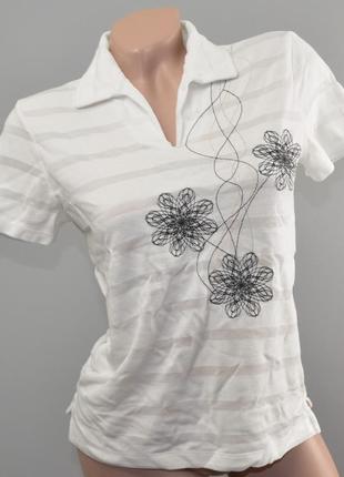 Ashworth фірмова футболка поло з вишивкою (s)