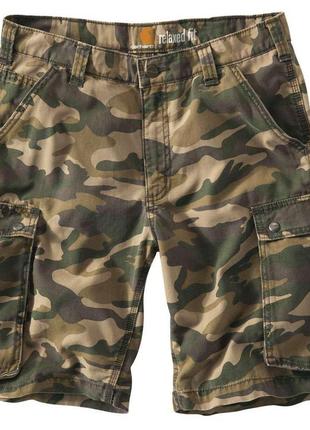 Шорты carhartt rugged cargo camo short