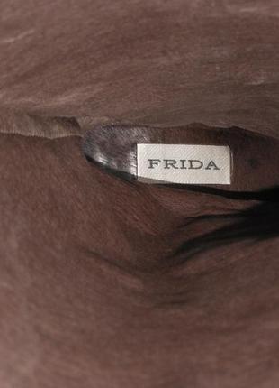 Frida,италия! сапоги цвет капучино натуральная кожа5 фото