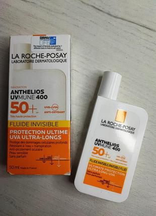 Сонцезахисний  флюїд la roche-posay антелиос uva 400 spf 50+ 50 мл1 фото