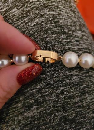 Чокер жемчуга в стиле диор dior cd