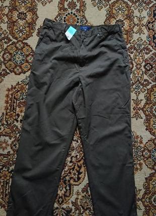 Фирменные английские коттоновые легкие демисезонные летние тактические брюки easy (matalan), новые с бирками,размер 34.