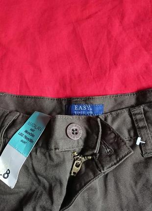 Фірмові англійські котонові легкі демісезонні літні тактичні брюки easy(matalan),нові з бірками,розмір 34.4 фото