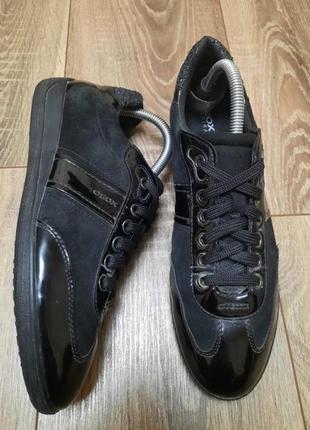 Стильное кожаное кроссовки,кроссовки,туфли бренда geox2 фото