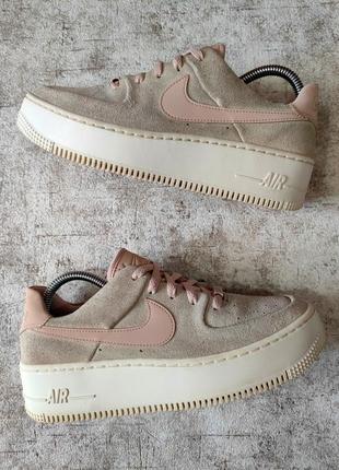 Кроссовки nike air force 1 sage low оригинал найк аэр форс замшовые