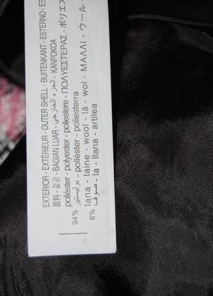 Топовый твидовый удлиненный базовый блейзер в клетку/пиджак оверсайз стиль zara6 фото