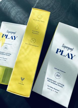 Supergoop! play everyday sunscreen lotion spf 50 pa++++ ежедневное солнцезащитное средство для лица и тела3 фото