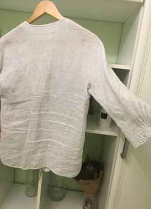 Сорочка лляна max mara 4