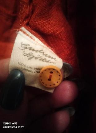 Сорочка льон3 фото