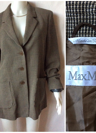 Max mara italy  оригинальный облегчённый пиджак стильный итальянский блейзер1 фото