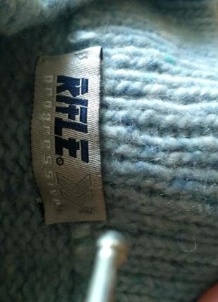 Шикарный шерстяной итальянский свитерок,нежно голубой цвет3 фото