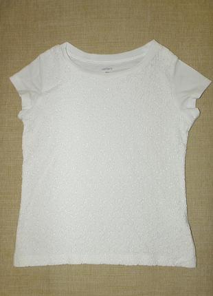 Мереживна футболка carter's, розмір 5т (105-111 см)