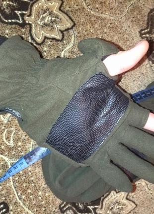 Варежки перчатки трансформеры  jack pyke с откидным верхом оригинал1 фото