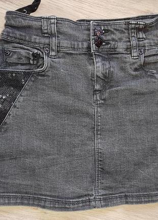Юбка джинсовая