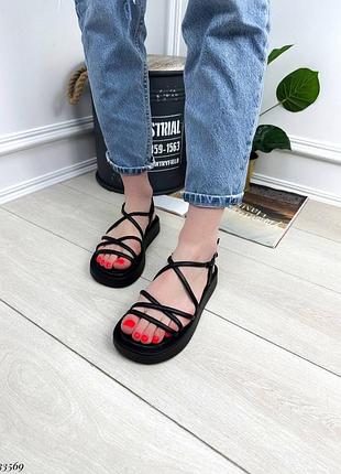 Босоножки плетенки