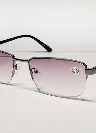 Окуляри для зору 19144, з діоптріями мінус, з тонованою лінзою