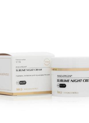 Innoaesthetics нічний крем для сухої шкіри з ознаками старіння sublime night cream