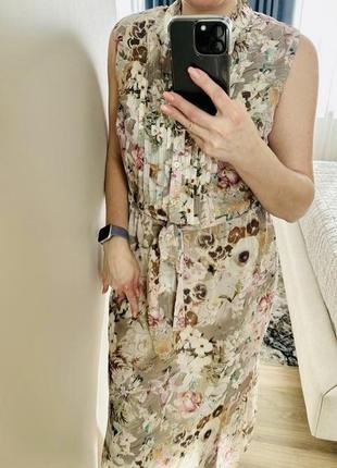 Шикарна квіткова максі- сукня7 фото