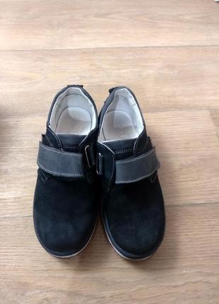 Туфли черные замшевые2 фото