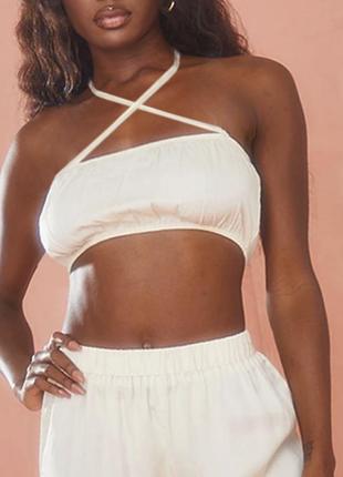 Кроп топ с завитками