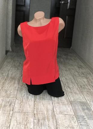 Красная блуза топ
