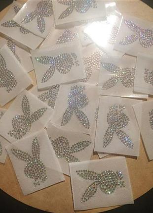 *(5) 0184 термоналіпка для одягу play boy mini