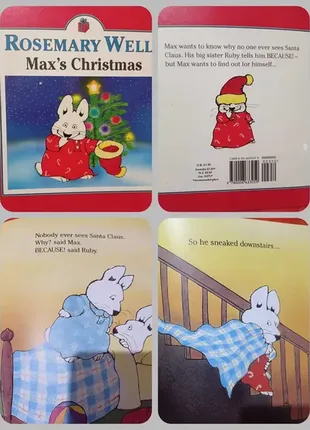 T. на английском rosemary wells max's christmas новогодняя английский язык чтения для детей1 фото