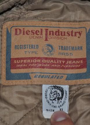 Diesel мужская теплая куртка джинсовка дизель4 фото