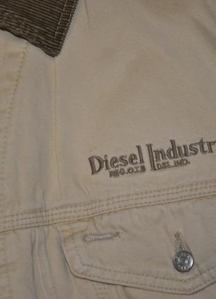 Diesel мужская теплая куртка джинсовка дизель2 фото