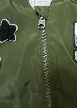 Бомбер на хутряній подкладочке primark 5-6 років 8