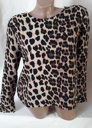 Блуза в леопардовий принт р-р л