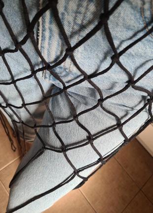 Шикарное платье-сетка макраме2 фото