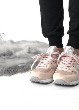 Стильні та зручні кросівки new balance в рожевому кольорі (весна-літо-осінь)😍4 фото