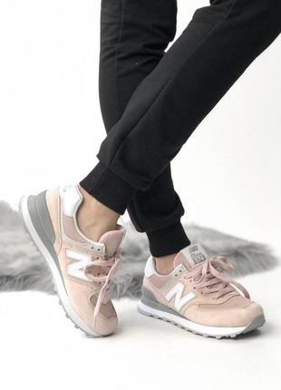 Стильні та зручні кросівки new balance в рожевому кольорі (весна-літо-осінь)😍9 фото