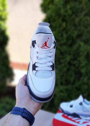 Кроссовки мужские nike air jordan белые / кросівки чоловічі найк аир джордан білі кроссы3 фото