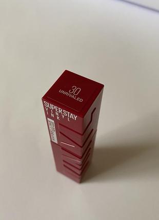 Стійка рідка помада для губ maybelline superstay vinyl ink liquid lipstick2 фото