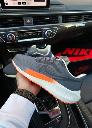 Чоловічі кросівки nike zoom pegasus’39 grey orange6 фото