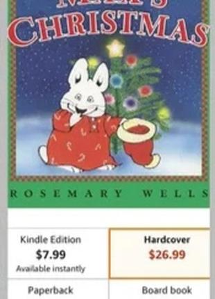 T. на английском rosemary wells max's christmas новогодняя английский язык чтения для детей2 фото