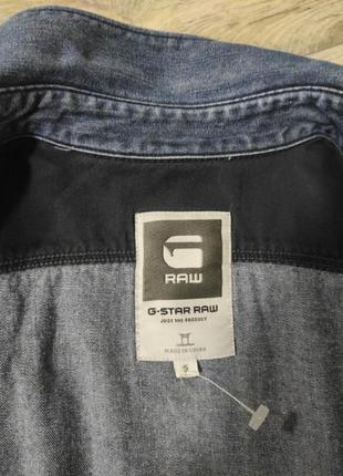 G star raw джинсова сорочка рубашка на кнопках10 фото