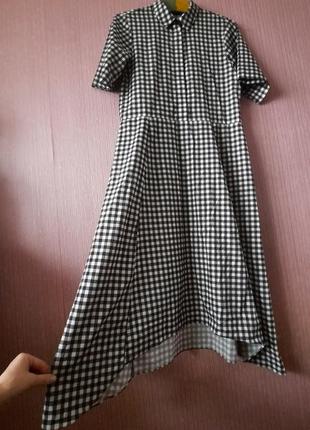 Дизайнерское асимметричное стильное платье от monki2 фото
