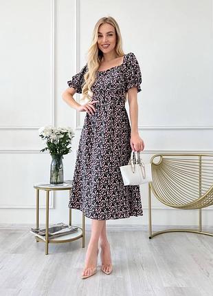 Платье с частично открытой спиной 44-50 р-р