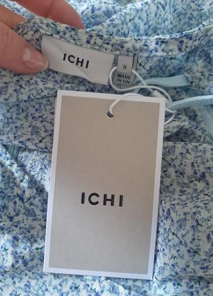 Шифоновое летнее платье от ichi, размер м/l7 фото