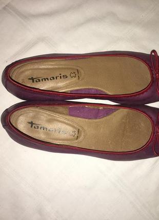 Туфли-мокасины *tamaris* кожа германия р.394 фото