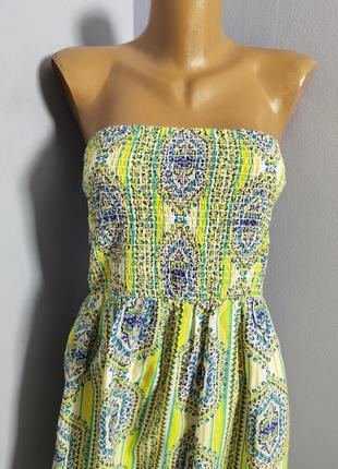 Брендове тонке натуральне плаття розміру 14/m-l